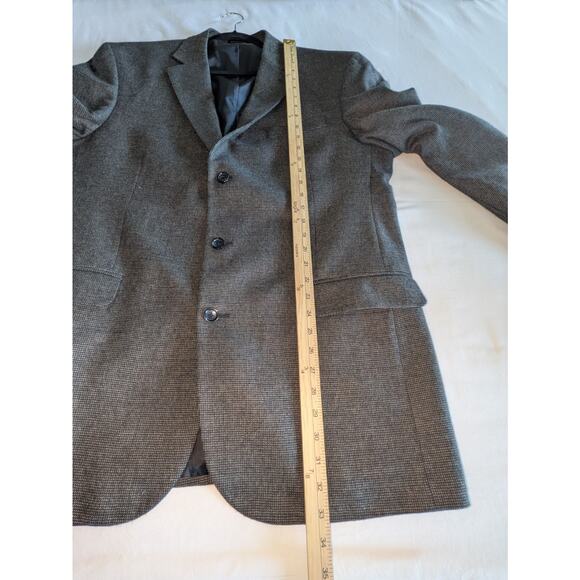 Stafford Blazer Mens 44 Long Wool 3 Button Sports Coat Timeless Professional - Picture 4 of 10